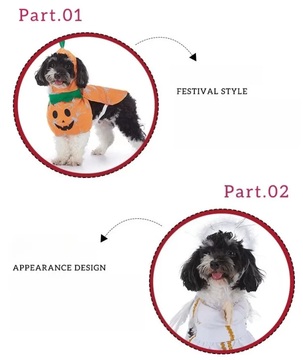Halloween Dog Outfits & Pet Cat Cosplay Costumes - Image 15
