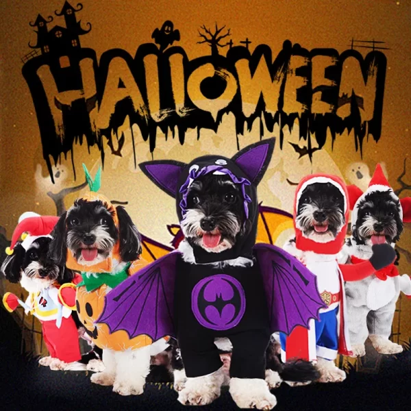 Halloween Dog Outfits & Pet Cat Cosplay Costumes